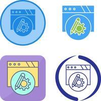 Setting Icon Design vector