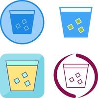 Unique Double Shot Icon Design vector