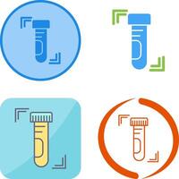 Test Tube Icon Design vector