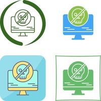 Antivirus Icon Design vector