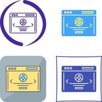 Web Page Icon Design vector