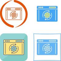 Recovery Icon Design vector