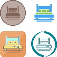 Bed Icon Design vector