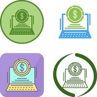 Laptop Icon Design vector