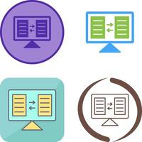 File Sharing Icon Design vector