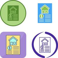 Document Icon Design vector