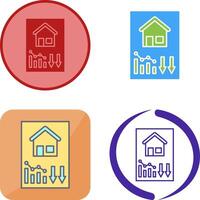 Loss Icon Design vector