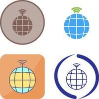 Global Signals Icon Design vector