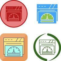 Speedometer Icon Design vector