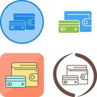 Wallet Icon Design vector