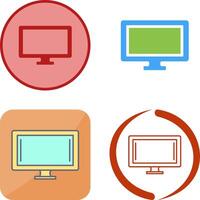 Monitor Icon Design vector