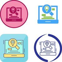 Find Location Icon Design vector