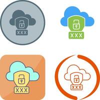 Password Icon Design vector