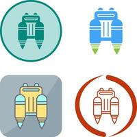 Jetpack Icon Design vector