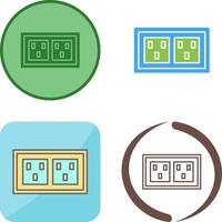 Socket Icon Design vector