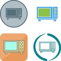 Microwave Icon Design vector