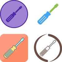 Screw driver Icon Design vector