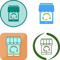 Support Icon Design vector