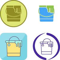 Paint Bucket Icon Design vector