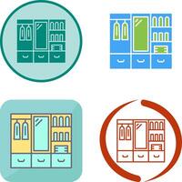 Wardrobe Icon Design vector