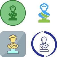 estatua icono diseño vector