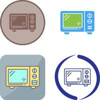 Microwave Icon Design vector