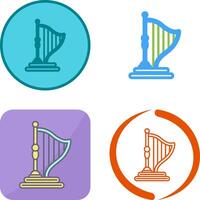 Harp Icon Design vector