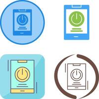 Power Icon Design vector