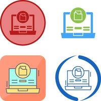 Data Storage Icon Design vector