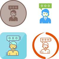 Client Service Icon Design vector