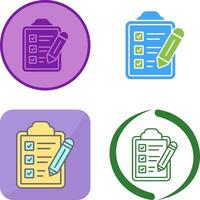 Checklist Icon Design vector