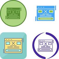 Error Icon Design vector