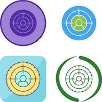 Goal Icon Design vector