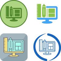 Web Design Icon Design vector