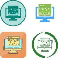 Update Icon Design vector