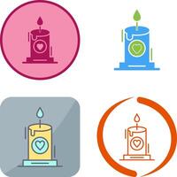 Candle Icon Design vector