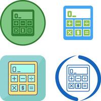 diseño de icono de calculadora vector