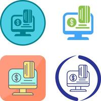 Online Payment Icon Design vector