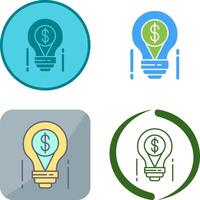 Light Bulb Icon Design vector