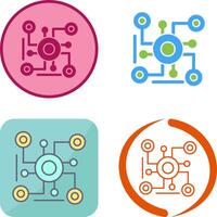Connection Icon Design vector