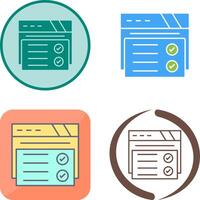 Web Browser Icon Design vector