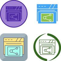 Share Icon Design vector