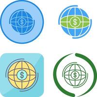 Globe Icon Design vector