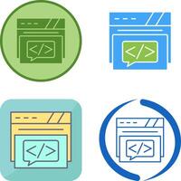 Message Icon Design vector
