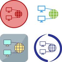 Internet Connectivity Icon Design vector