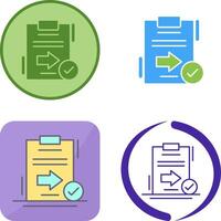 Send Icon Design vector