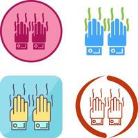 Smelly Hands Icon Design vector