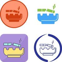 Broken Cigarette Icon Design vector