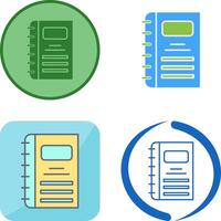 Notebook Icon Design vector