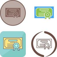 Diploma Icon Design vector